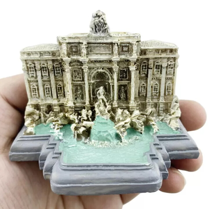 Rome Trevi Fountain Souvenir Office Desk Decoration Gift Ornament