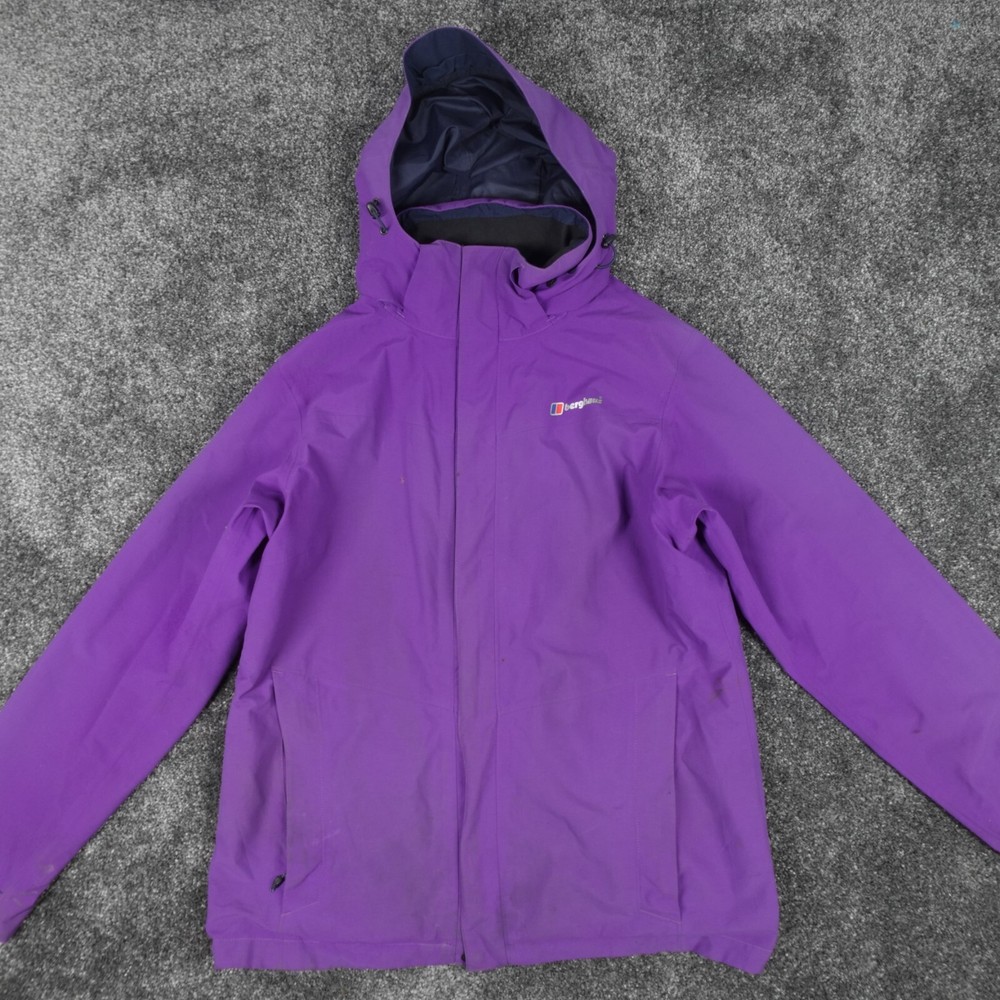 Berghaus Goretex Jacket Womens Size 16 Purple Flawed Marked