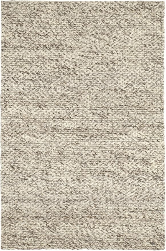 Handwoven Wool Rug, Runner-2.5 X 8 Feet, Natural Solid Pattern - Premium Luxury