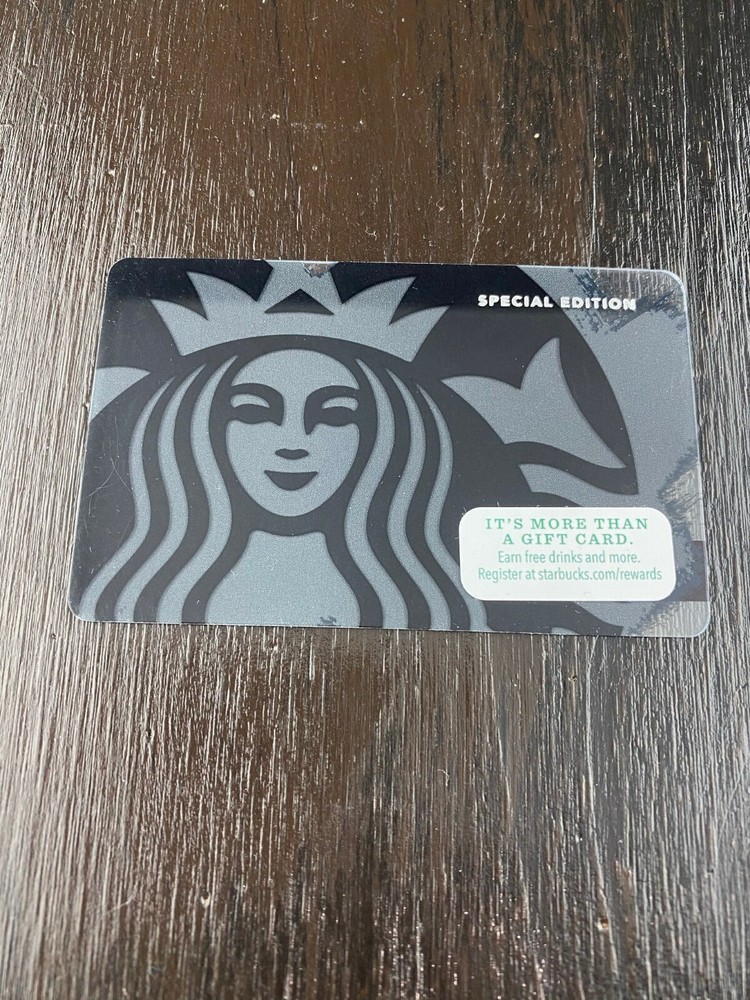 Starbucks Gift Card Collectible NO VALUE - 2013 Black Special Edition-image