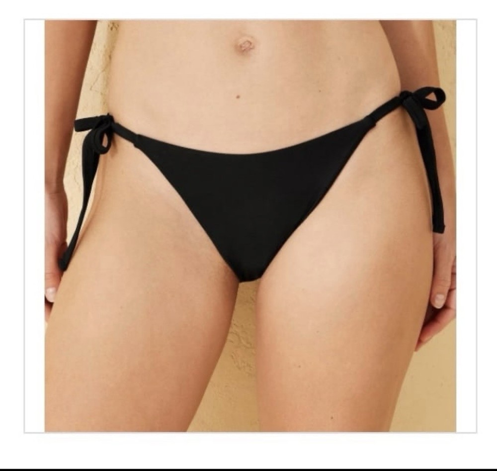 Women's Side-Tie High Leg Medium Coverage Bikini Bottom Shade & Shore Small