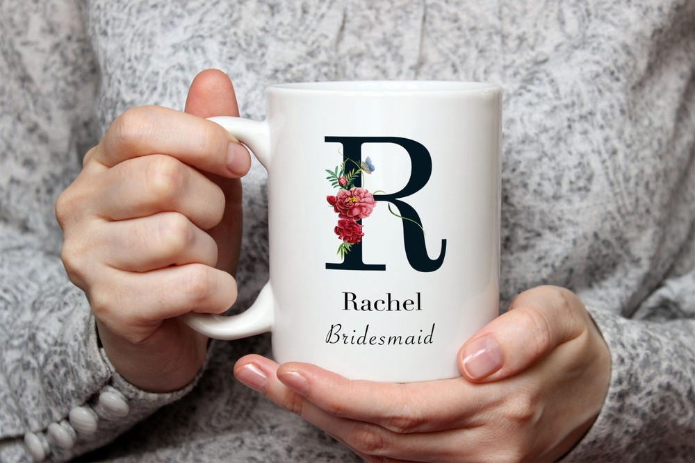 Personalised Bridesmaid Mug Wedding Mug Gifts For Birdesmaid Wedding Gift
