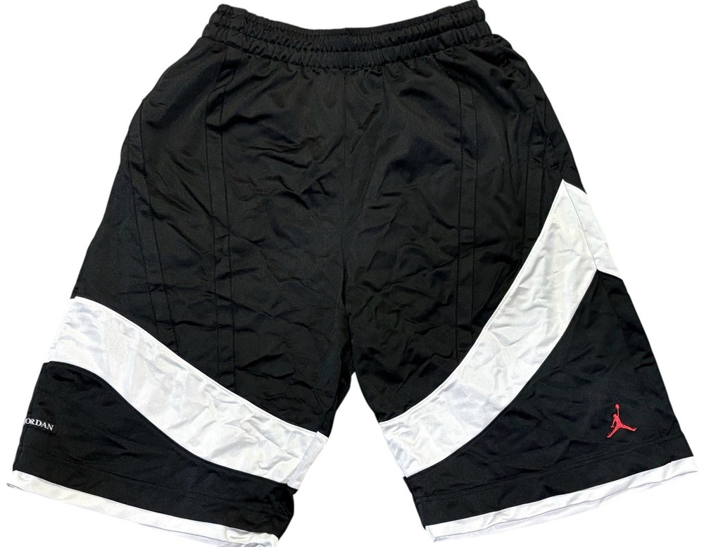 Nike Jordan Shorts Men’s Medium Black Dri Fit Basketball Long Jumpman Air Jordan