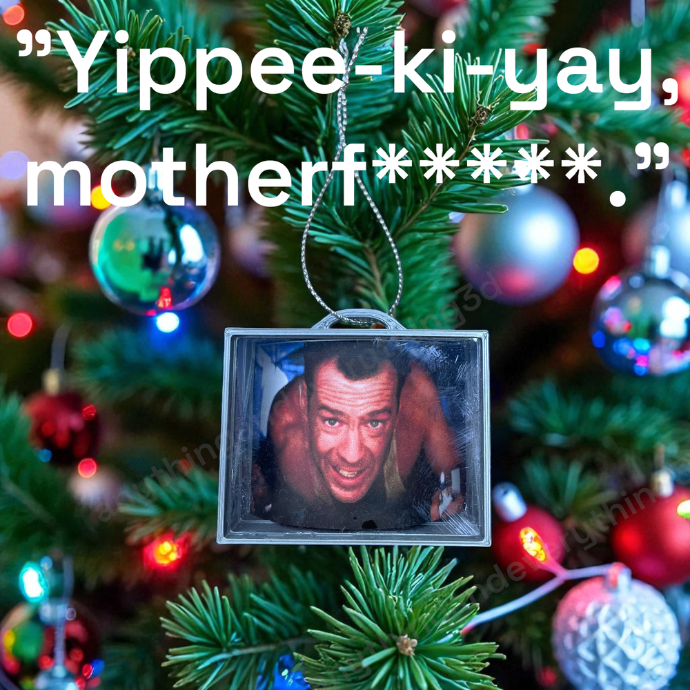 Die Hard Christmas Ornament – Vent Scene Movie Bauble Tree Decoration NEW!
