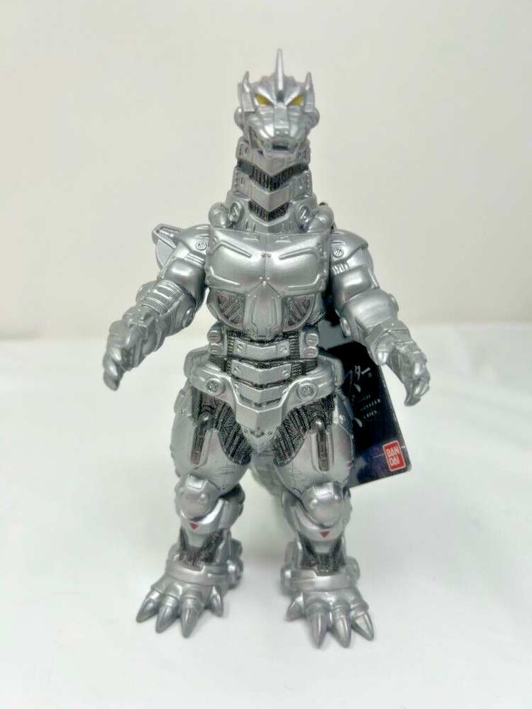 BANDAI 2004 Mechagodzilla Soft Vinyl Figure 6” Godzilla Movie Monster
