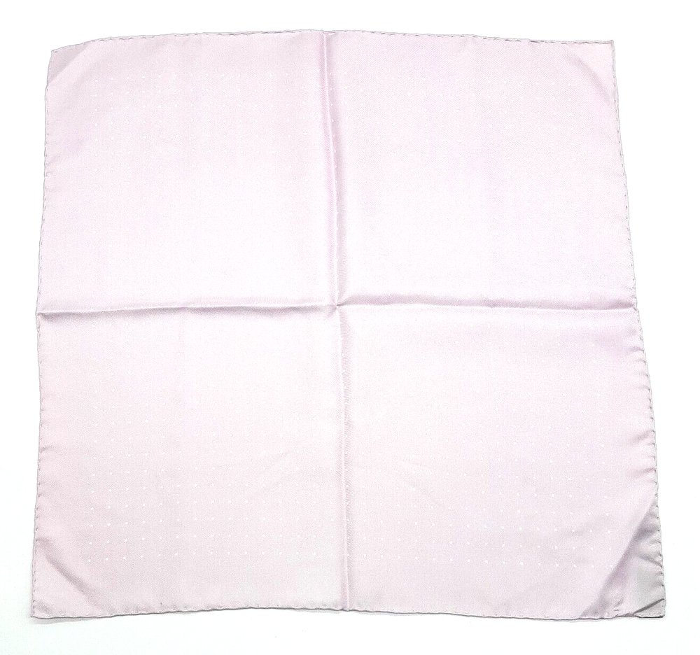 GUCCI Small Silk Scarf 16.5 Inch Light Purple Pink Neckwear & Pocket Square