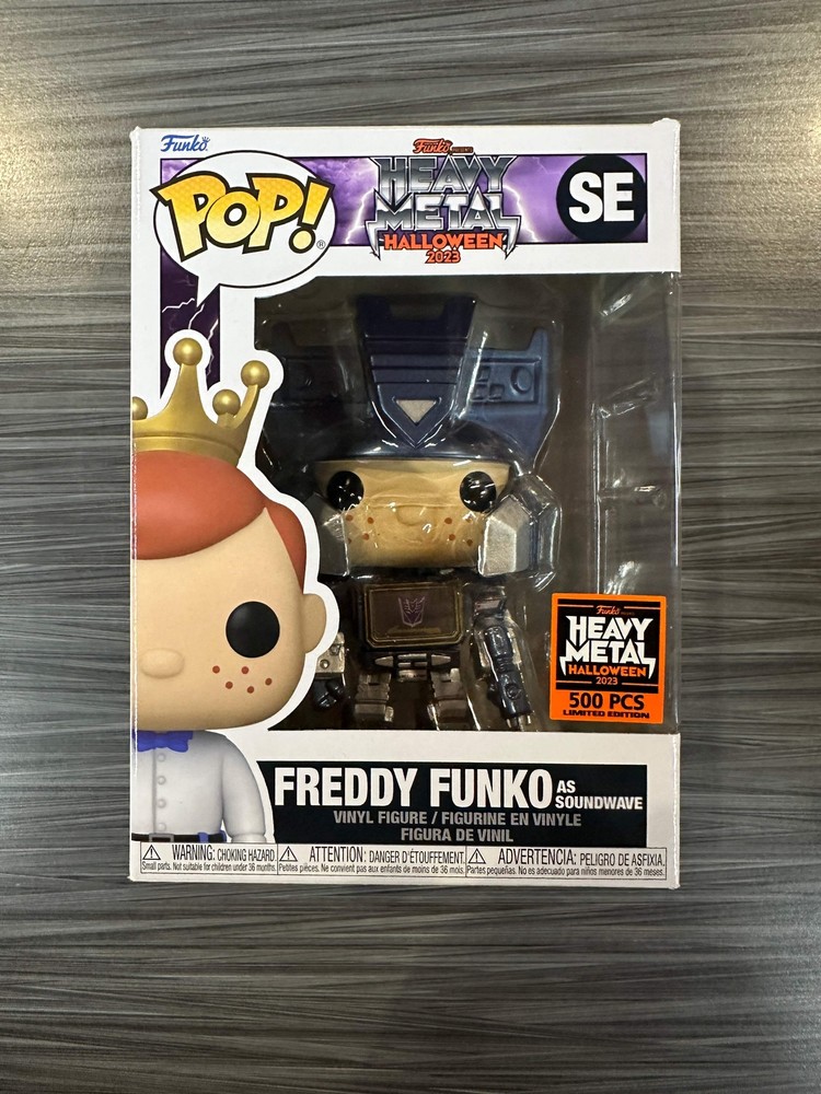 Funko POP! Heavy Metal Halloween 2023: Freddy Funko as Soundwave [Metallic] (202