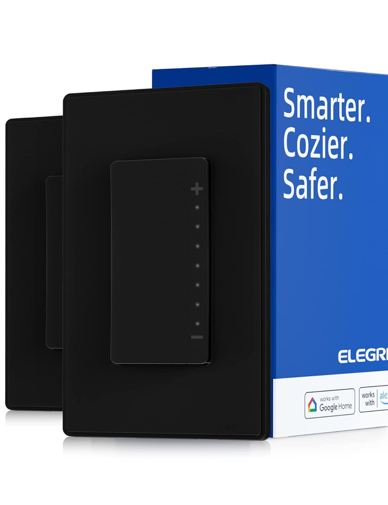 Wi-Fi Smart Dimmer Switch Single Pole DPR10 2.4GHz Compatible