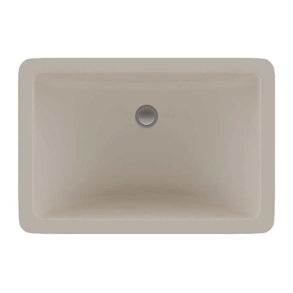 Lexicon Platinum V214 Quartz Composite Rectangle Vanity Sink Beige