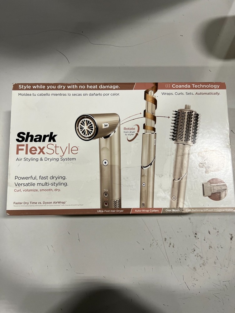 Shark FlexStyle 1300W Dryer & Multi-Styler for Curly and Coily Hair Stone HD435