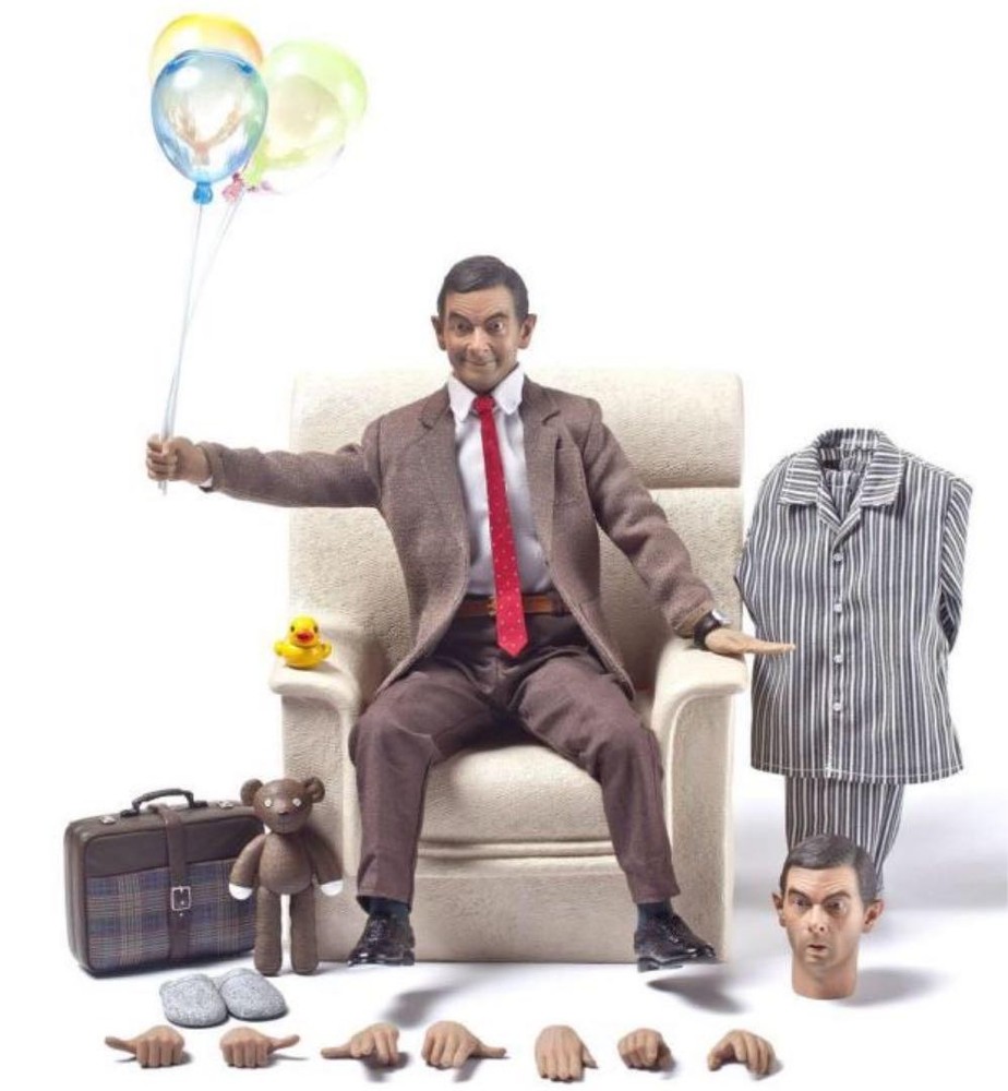 Mr. Bean Commemorative Item Figure Action 1/6  Zcwo Vinyl Material New unused