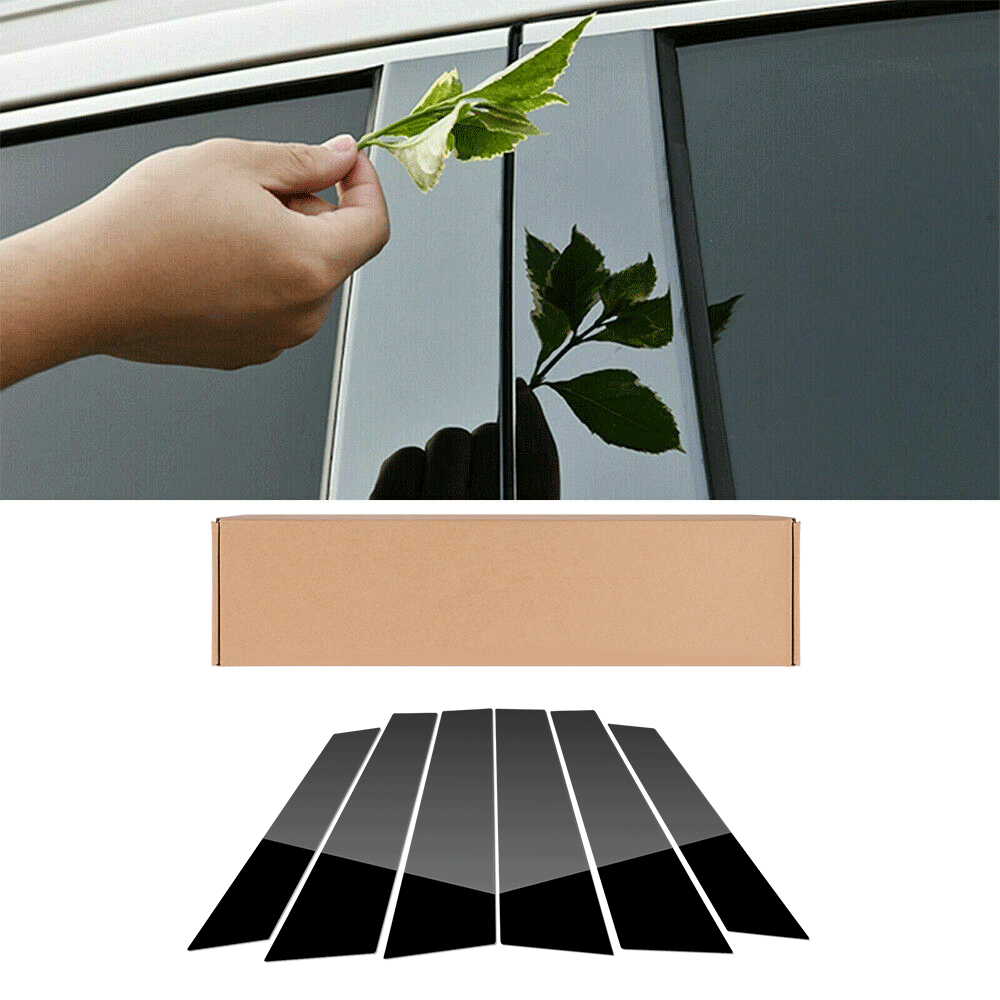 fits for HONDA CRV CR-V 2007-2011 Pillar Post 6pc Set Window Door Trim Cover USA