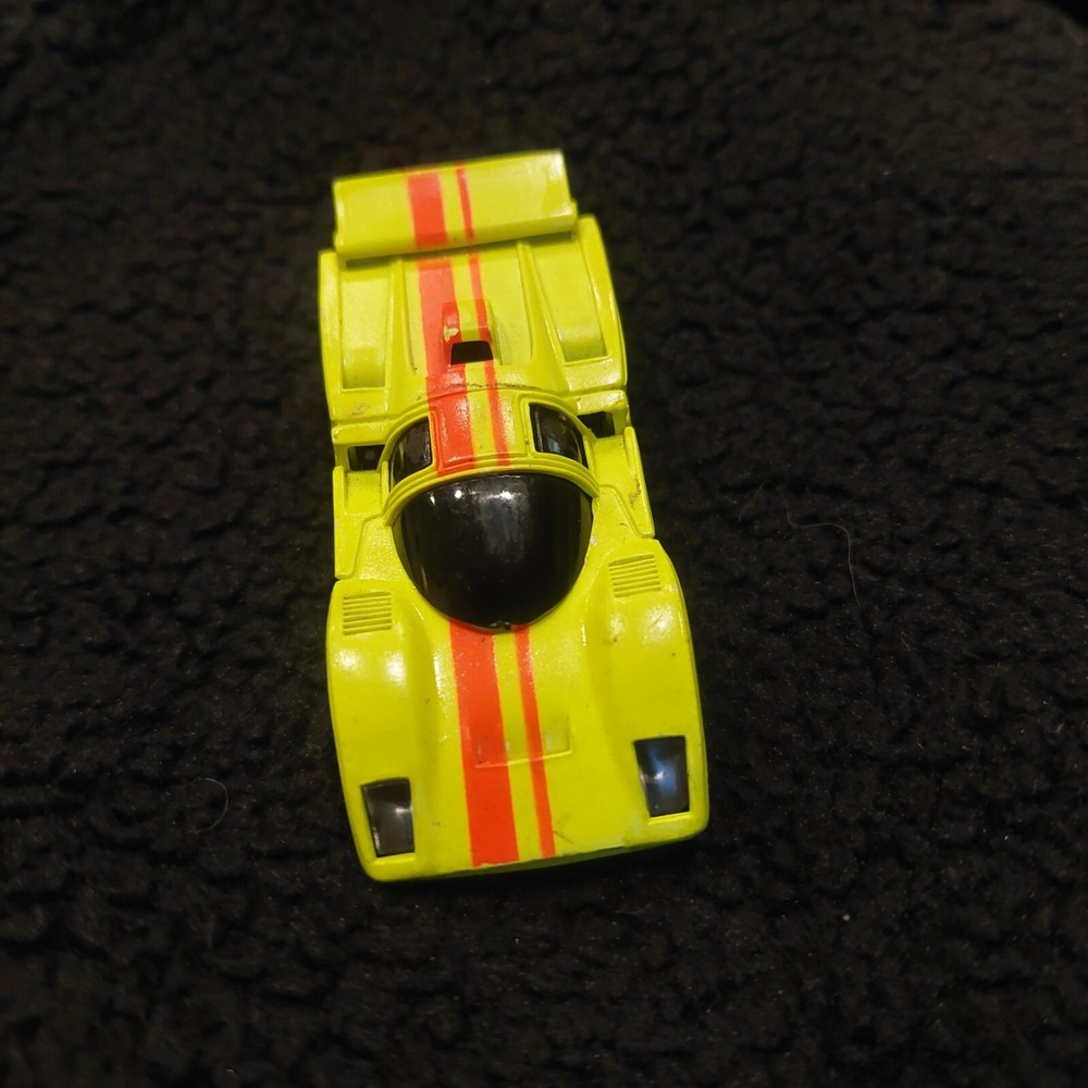 Vintage Tyco Ferrari 512M HO Slot Car Yellow Red