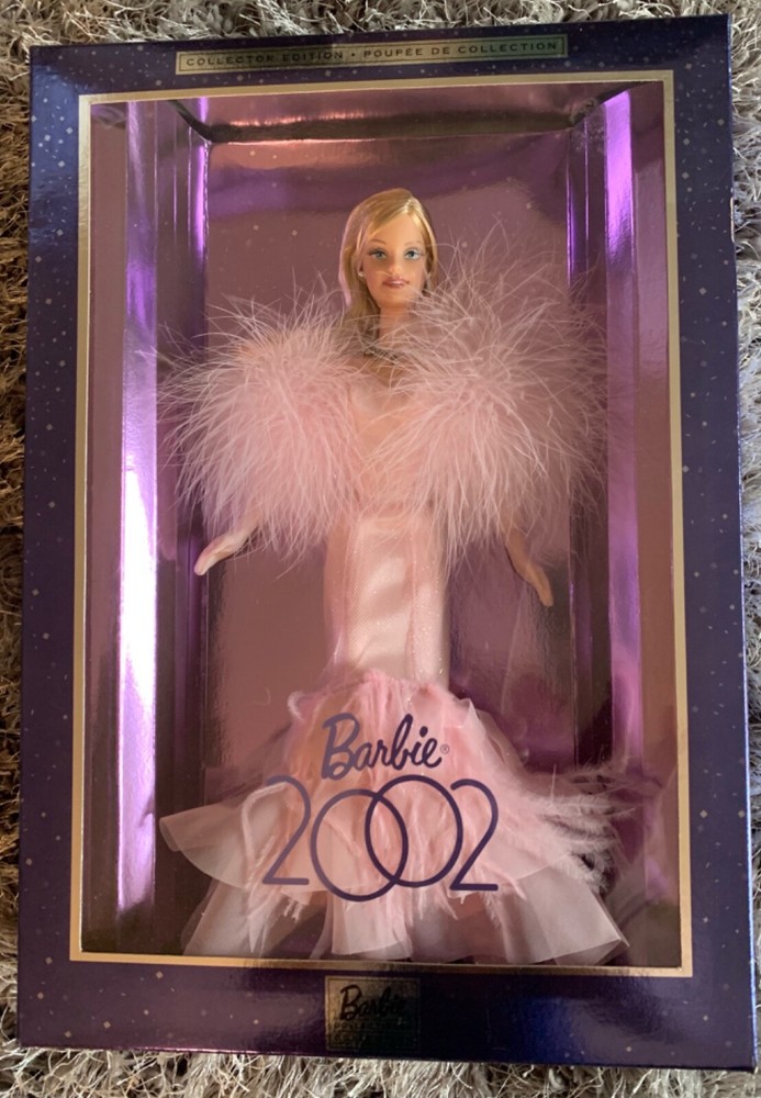NIB 2002 Barbie New Year Collector Doll Mattel 53975 Brand New-image