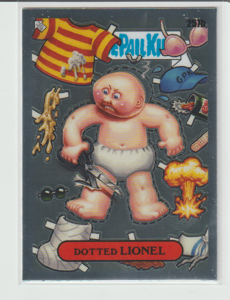 2024 GPK Chrome Series 7 Dotted Lionel 257B Garbage Pail Kids Card