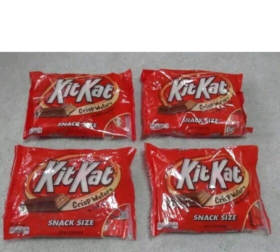 (4) Bags Of Kit Kat Snack Size Candy Bars 10.78 Oz Each BB3/24