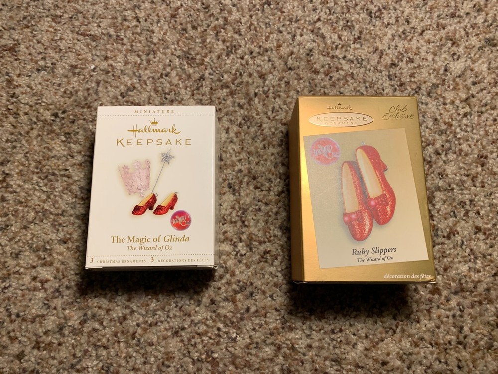 Hallmark Keepsake Ornament Ruby Slippers Magic of Glinda Wizard of Oz 2005 2006