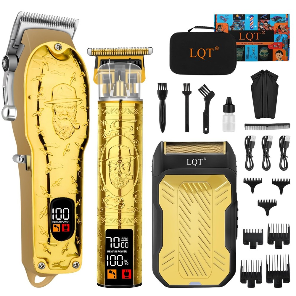 Professional Cordless Hair Clipper & Electric Shaver for Men – Precision Grooming Kit