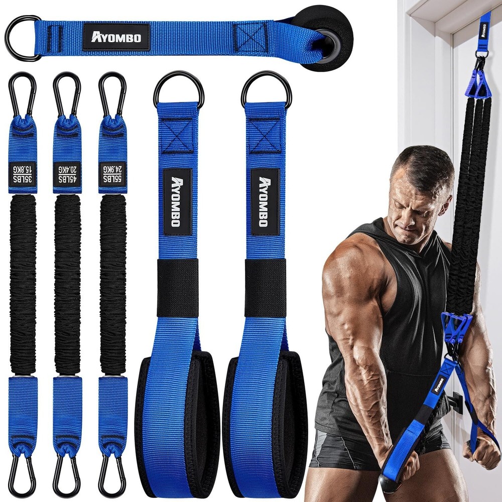 Heavy Duty Resistance Bands with Handles for Home Gym Workout Fast Shipping
