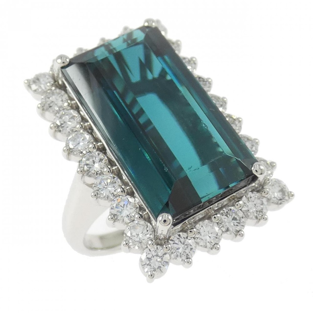 Authentic PT900 Tourmaline Ring 15.91CT #230-000-167-4353