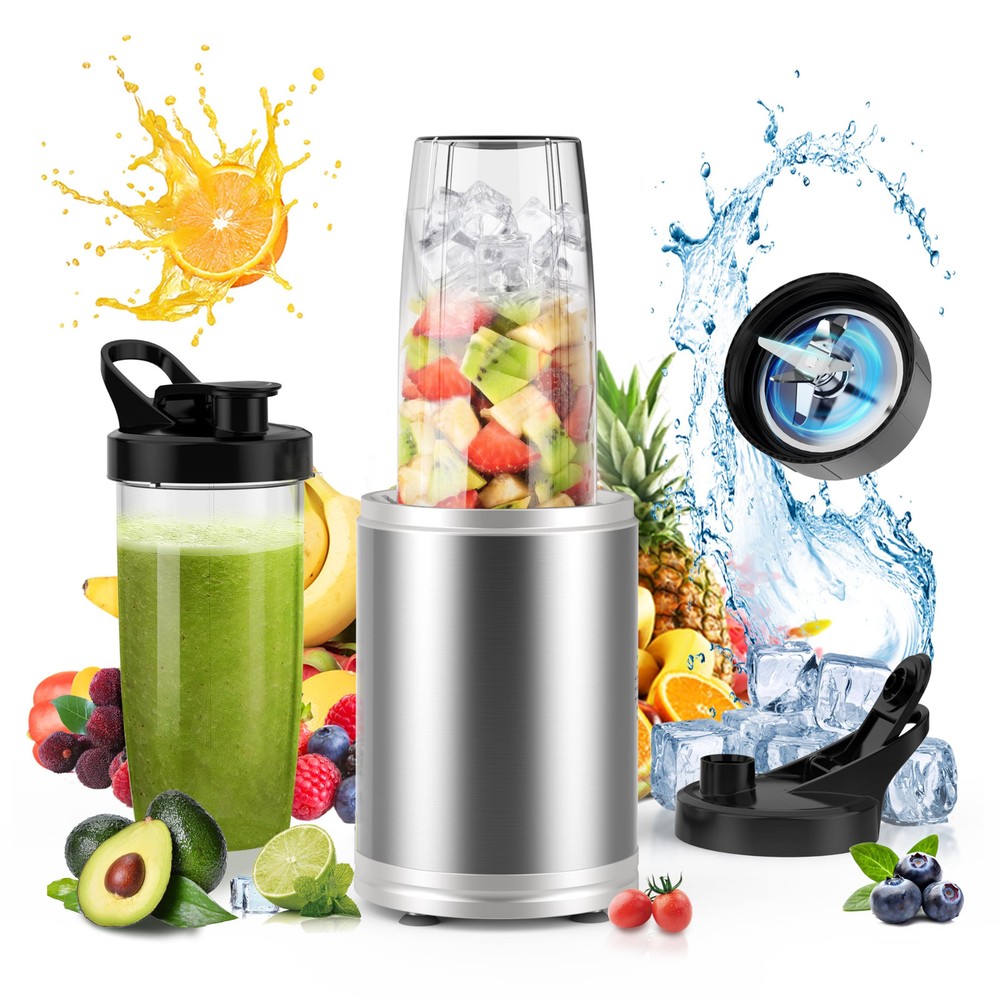 1300W Portable Smoothie Blender for Shakes Kitchen Personal Blender