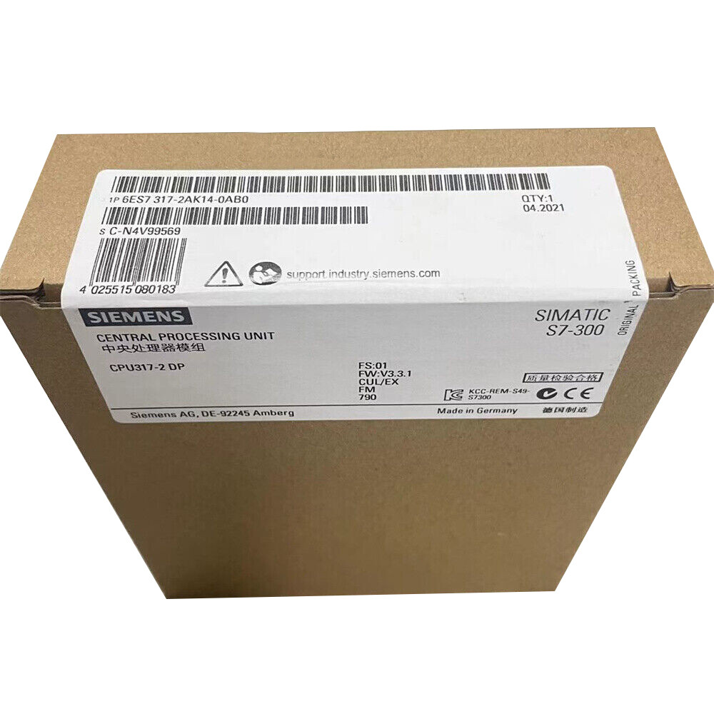 1PC New Sealed SIEMENS 6ES7 317-2AK14-0AB0 6ES7317-2AK14-0AB0 w/ 1 YEAR WARRANTY
