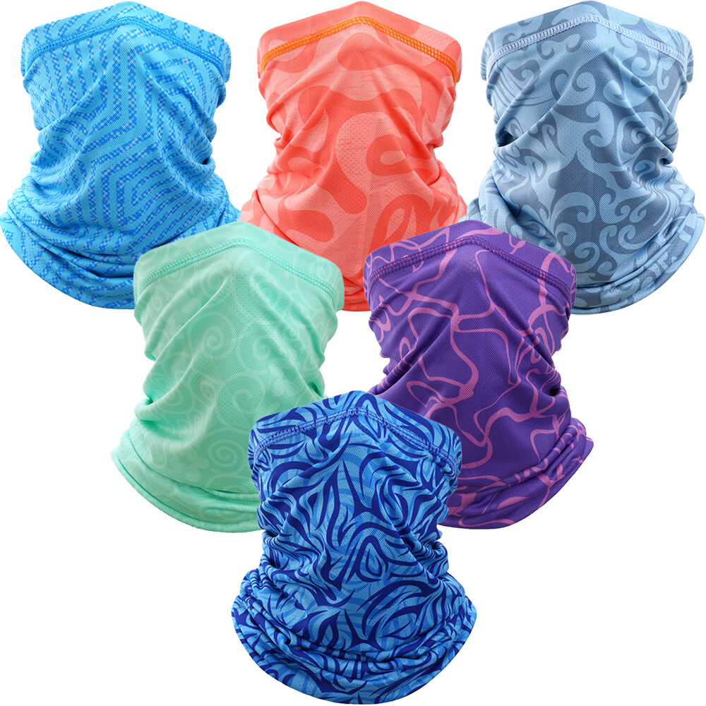 Reusable UV Protection Neck Gaiter Scarf Balaclava Face Mask Bandana