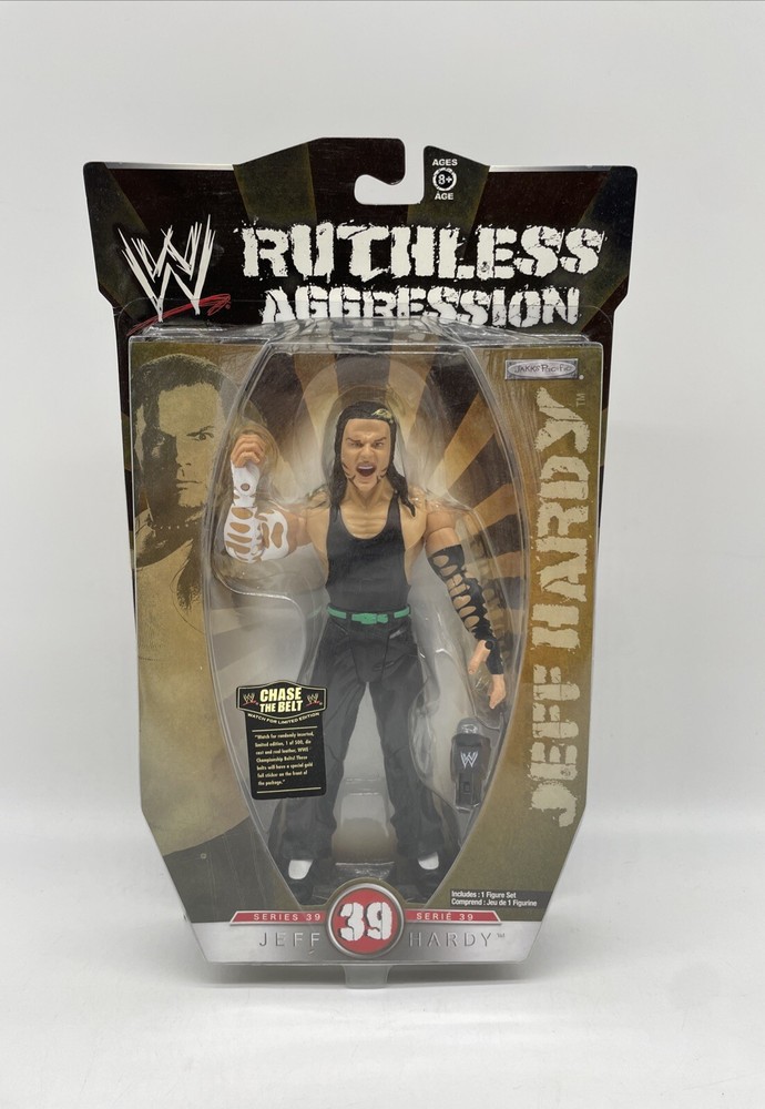 WWE Ruthless Aggression Jeff Hardy Series 39 Figure Jakks Rare Hardys WWF TNA