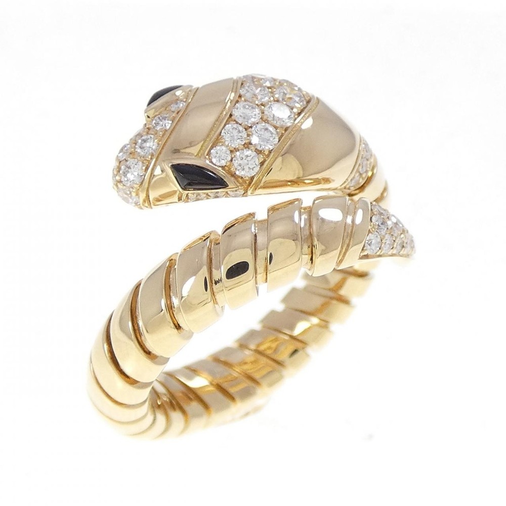 Authentic Bvlgari Serpenti Tubogas Ring #230-000-294-6459