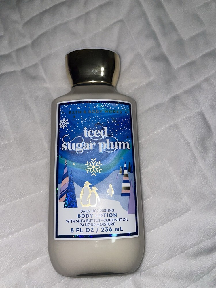 iced sugar plum bath and body works lotion, new!! never used, bought for $15