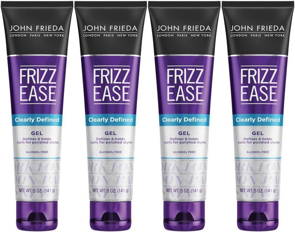 John Frieda Frizz-Ease Clearly Defined Hair Styling Gel Unisex 5oz (4 Pack)