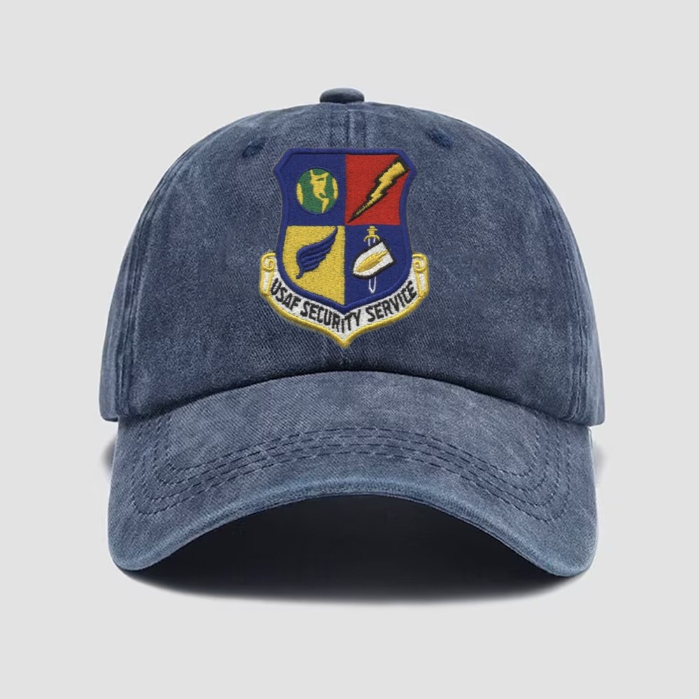 Custom Personalization Embroidered Hat U.S Air Force Security Forces,Veteran Cap