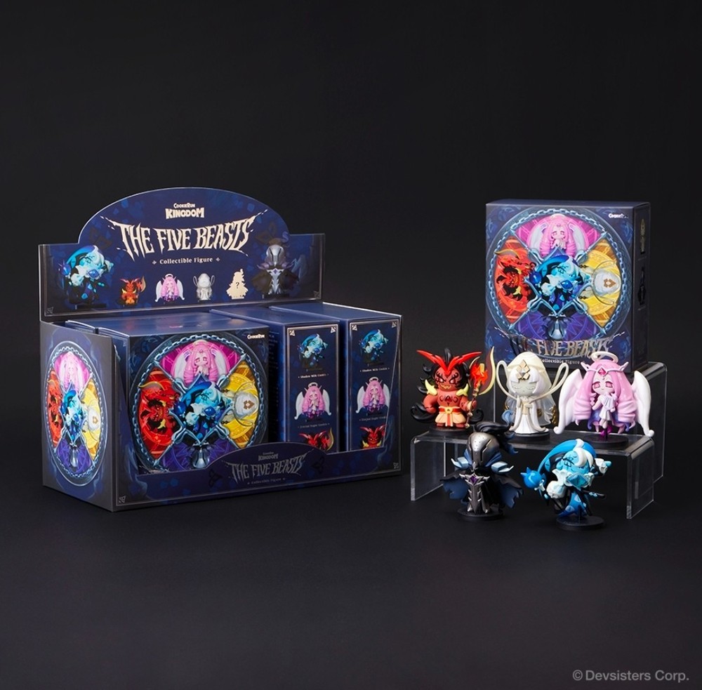Cookie Run Kingdom Beast Cookies Collectable Figure Shadow Milk 5P Set