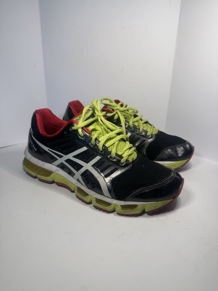 ASICS Men’s Gel Cirrus 33 2Running Shoes Black Lightning Size 8.5