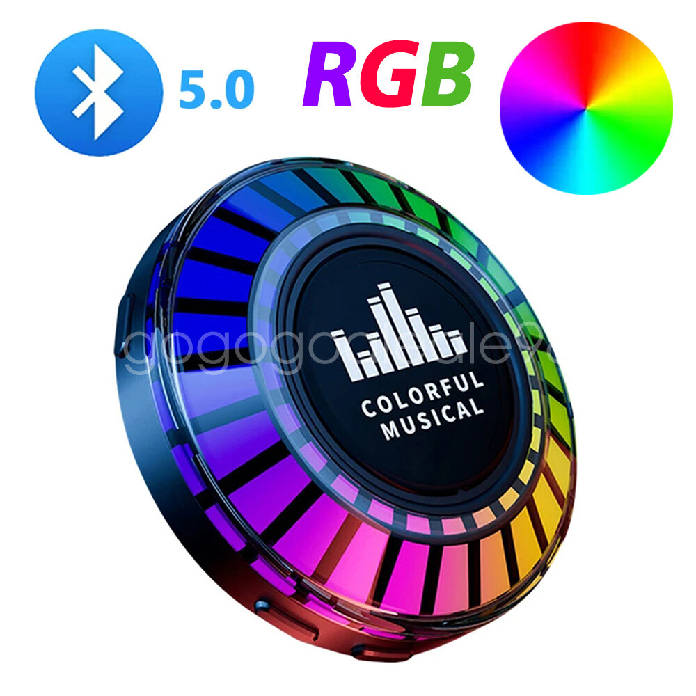 Wireless Bone Conduction Bluetooth Speaker with RGB LED Lights and Deep Bass