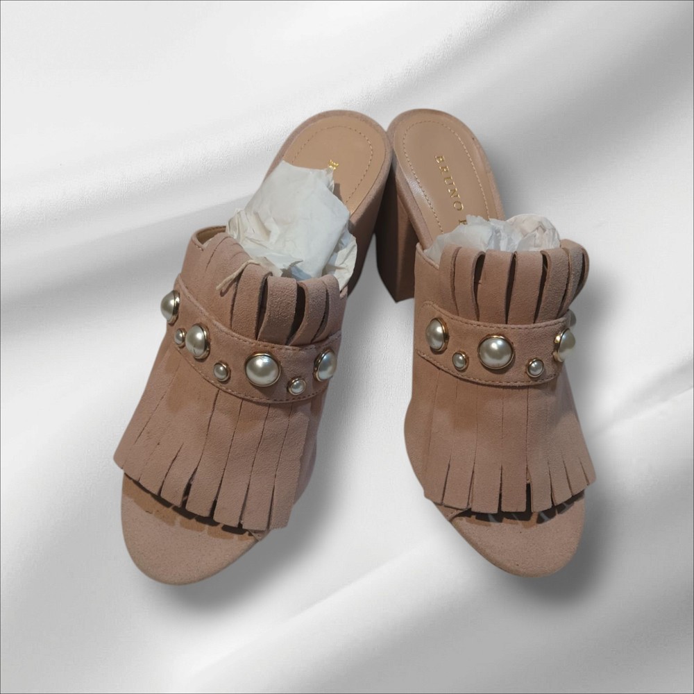 NWOT Bruno Premi Heeled Mules