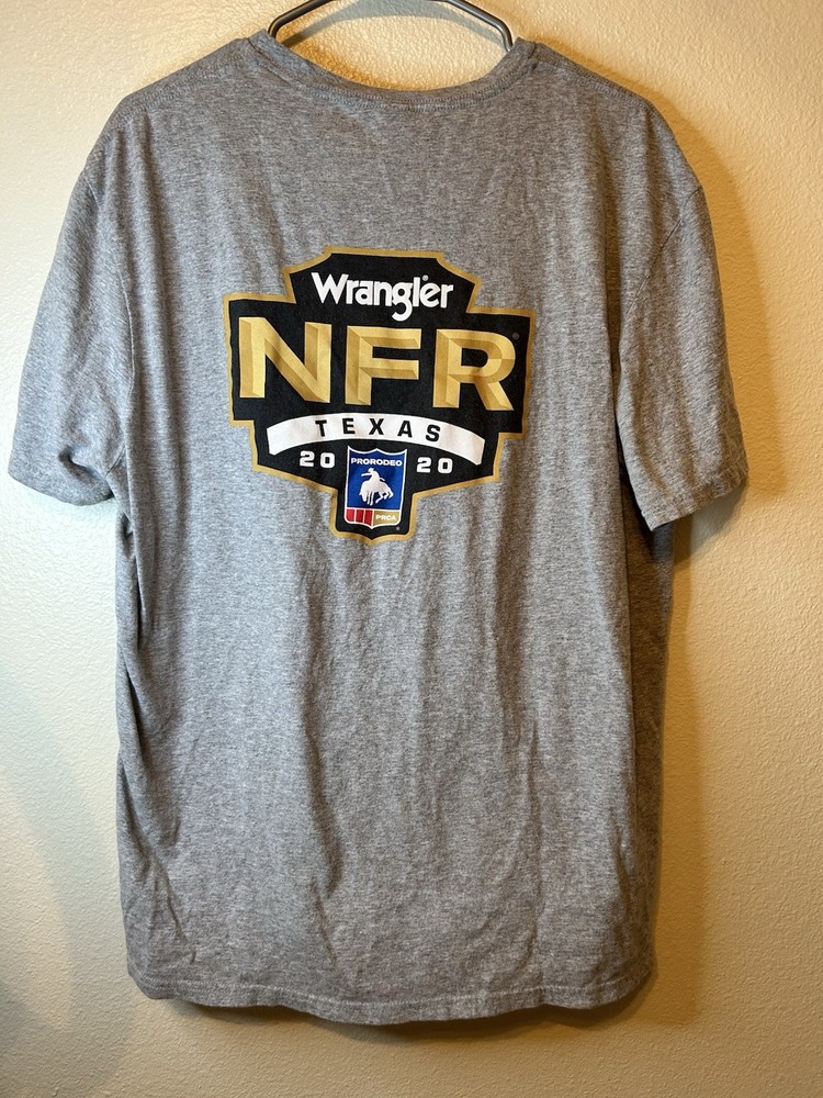 Ram Rodeo Wrangler NFR Texas Shirt XL Preowned PRCA 2020 Cowboy Western BG23