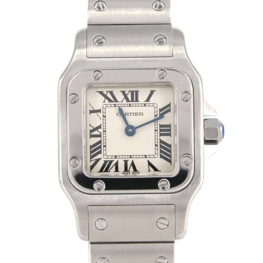 Cartier Santos Galbee SM W20056D6 Stainless Steel Quartz Watch 2700040005093