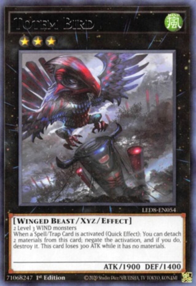 Totem Bird LED8-EN054 1st Edition Rare Lightly Played MTG Card