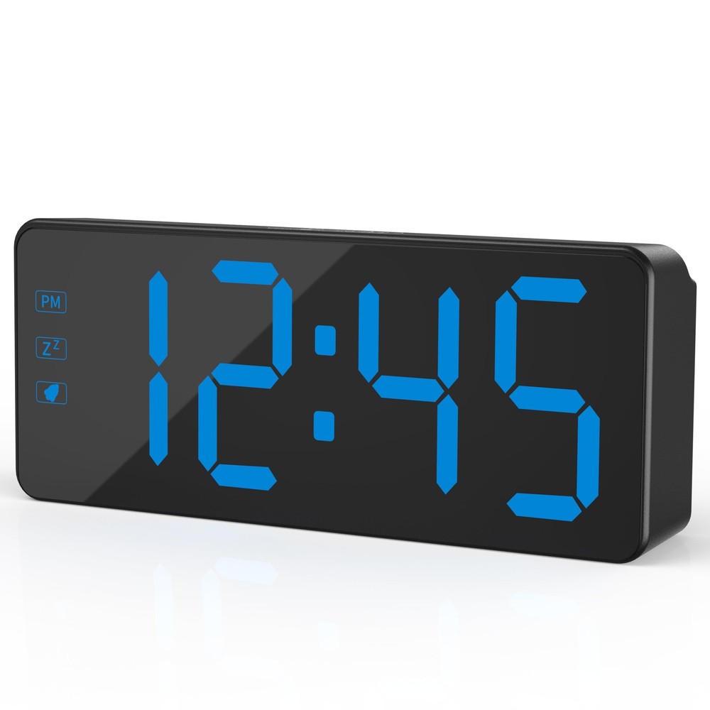 Digital Alarm Clock with 3-Level Dimmer & Battery Backup | 2.4