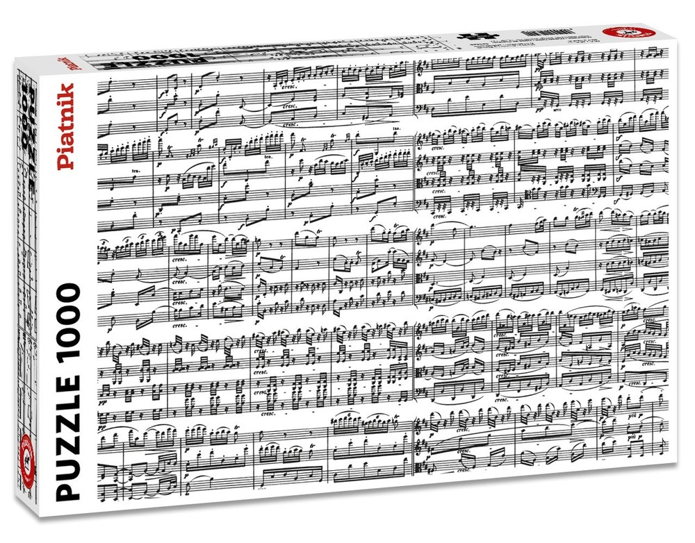 Musical Notes 1000 piece puzzle