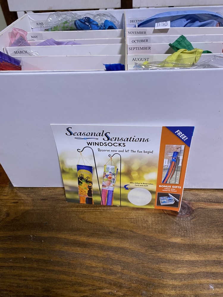 Windsocks Seasonal Sensations 12-Month Holiday Collection by Danbury Mint-image