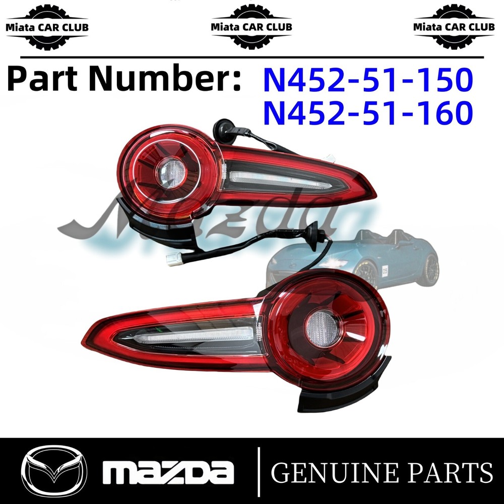 2024 Mazda MX-5 Miata ND ND2 OEM Left Right Tail Light Pair