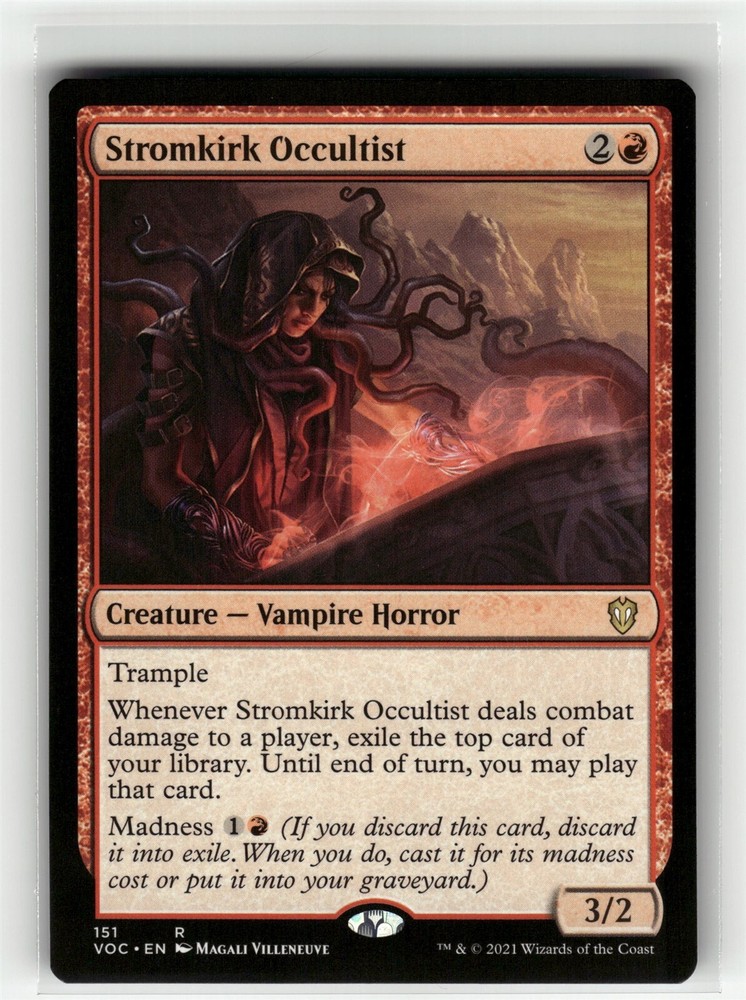 STROMKIRK OCCULTIST Crimson Vow Commander #151 VOC(NM+)(MTG)