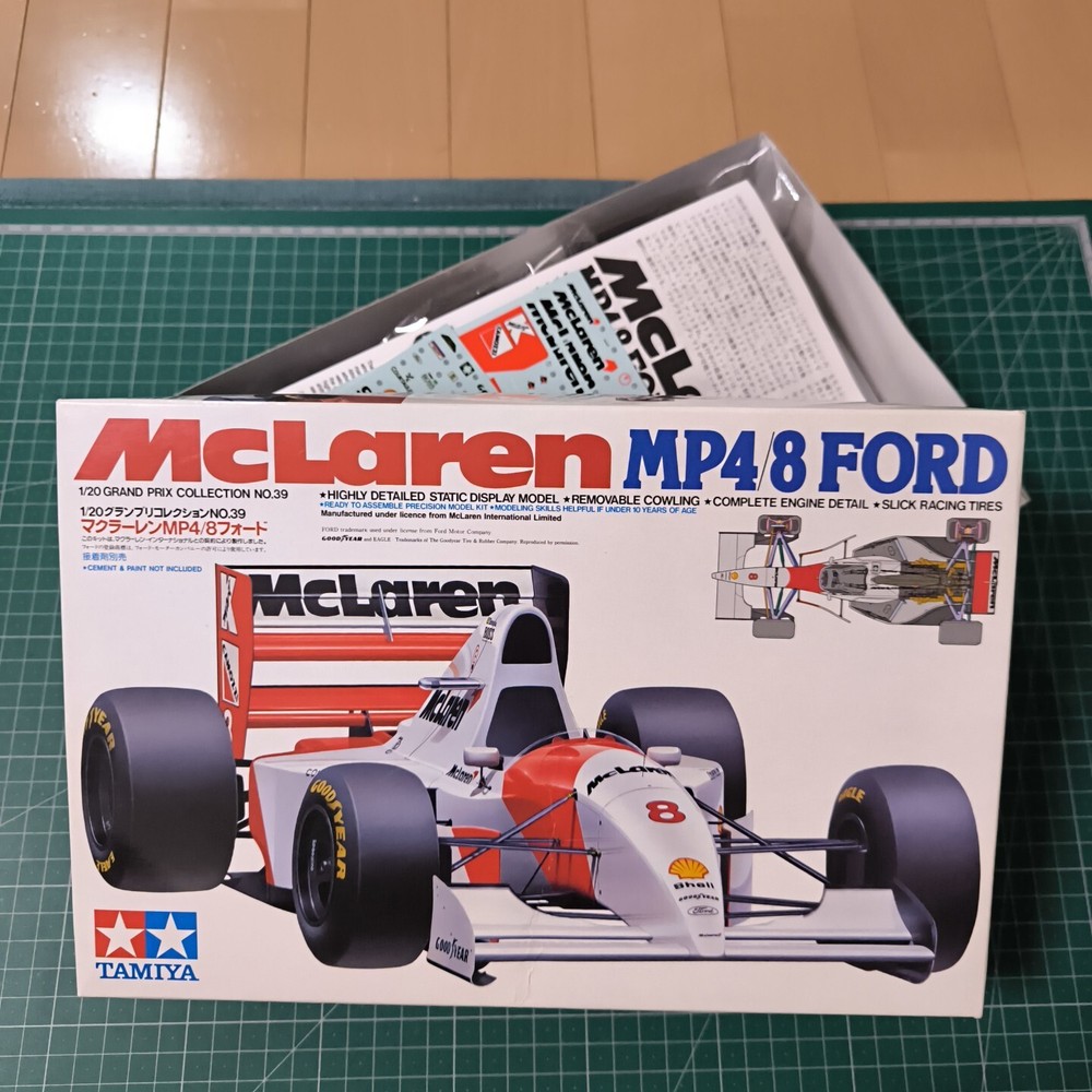 Tamiya 1/20 Mclaren MP4/8 Ford Sports Car Series No.39