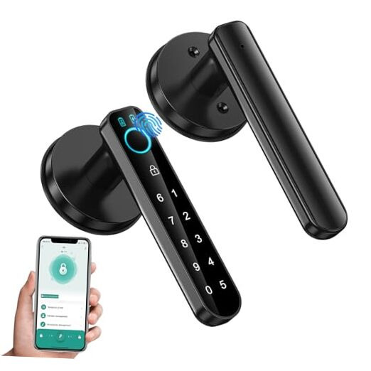 Smart Biometric Fingerprint Door Lock with Passcode & Keypad