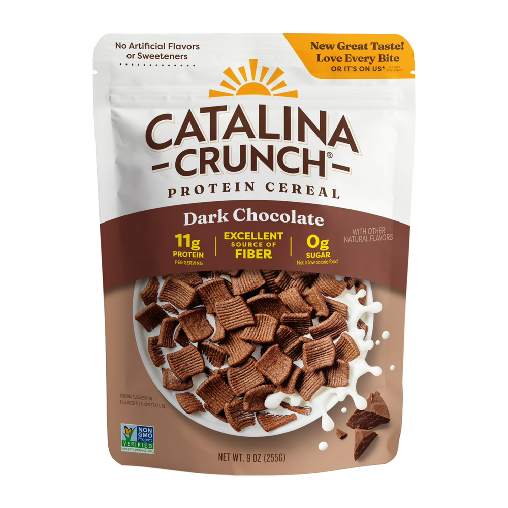 Catalina Crunch Protein Cereal, Dark Chocolate 9 oz