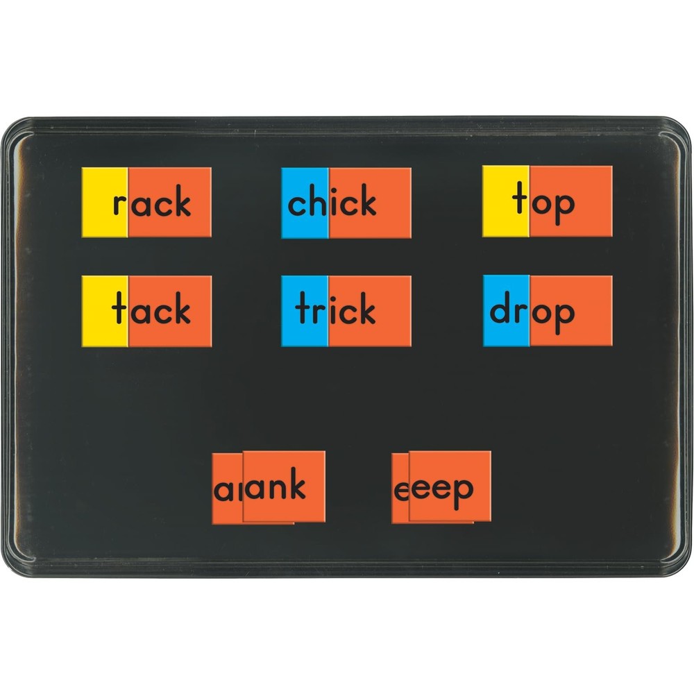 Magnetic Chunks (Consonants, Blends, Digraphs, and Ending Phonograms) - 89 Tiles