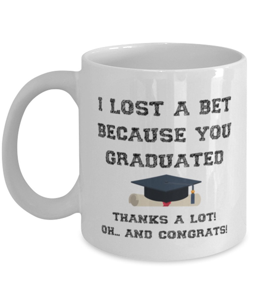 Graduation Gift Coffee Mug For College Grads - Class of 2021 Her or Him