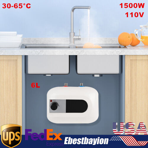 110V Instant Hot Water Heater Mini-Tank for Kitchen Use